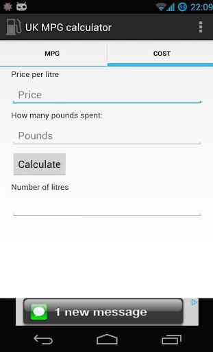 UK MPG Fuel Calculator 3