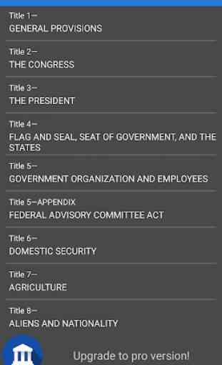 United States Code All Titles Free & On-device 2