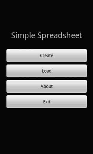 Simple Spreadsheet (free/ads) 1