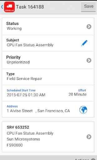 Oracle Mobile Field Service 3