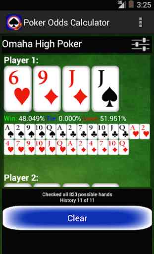 Poker Odds Calculator 4