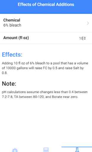 THE POOL CALCULATOR - Chemistry, Volume, & Effects 3