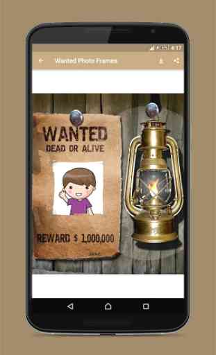 Wanted Photo Frame Editor 1
