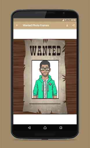 Wanted Photo Frame Editor 2