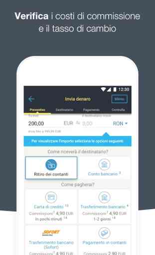 Western Union IT - Inviare e ricevere denaro 3