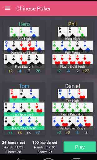 Chinese Poker 1