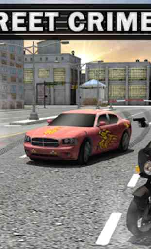 Police Bike Crime Patrol Squad: Gangster Car Chase 3
