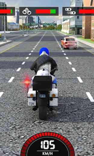 Police Bike Crime Patrol Squad: Gangster Car Chase 4