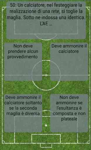 Quiz AIA Regolamento Calcio 2