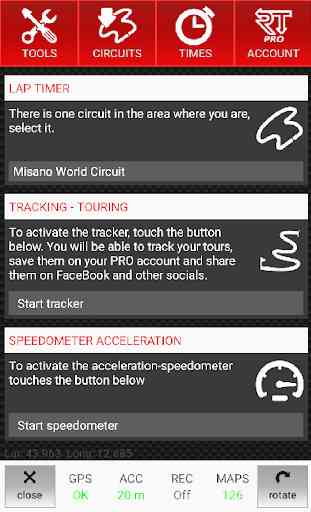 RaceTime - Tachimetro GPS 4
