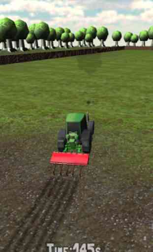 3D Tractor Simulator farm game 1