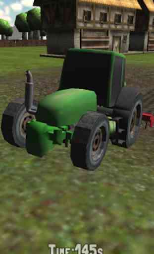 3D Tractor Simulator farm game 2