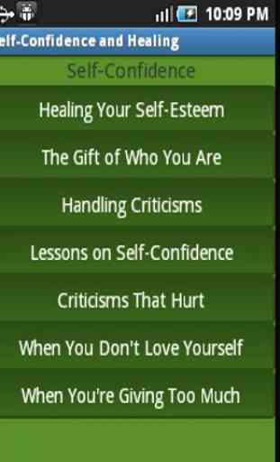 Self Confidence and Healing 2