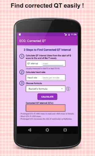 Electrocardiogram (ECG) Pro: Corrected QT Interval 1