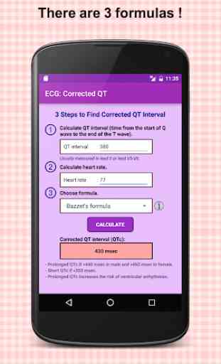 Electrocardiogram (ECG) Pro: Corrected QT Interval 2
