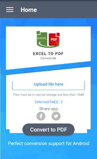 Excel to PDF Converter : xls to pdf 1