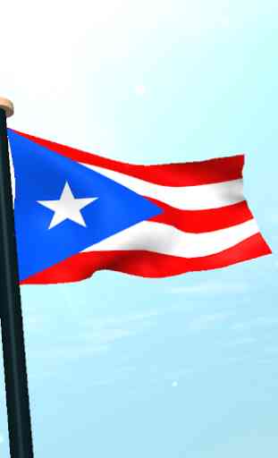 Puerto Rico Bandiera 3D Gratis 4