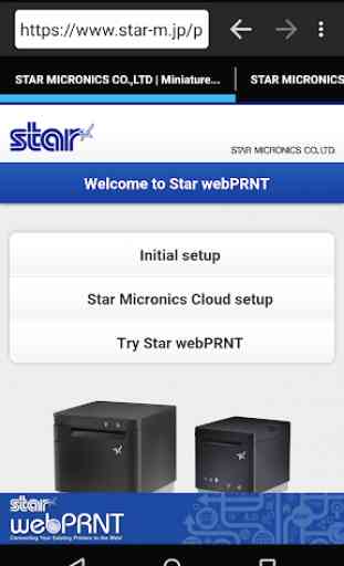 Star webPRNT Browser 1