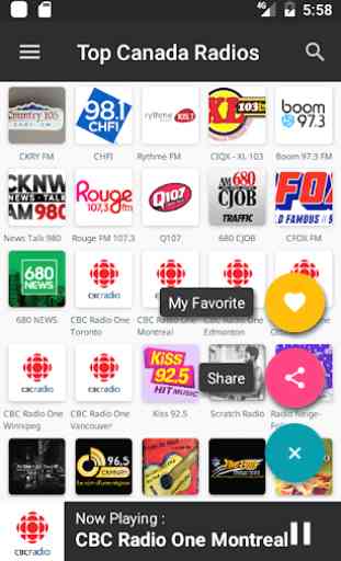 Top FM Radio Canada 4