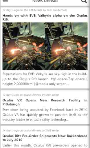 Virtual Reality News - VR - Oculus - Htc Vive 1