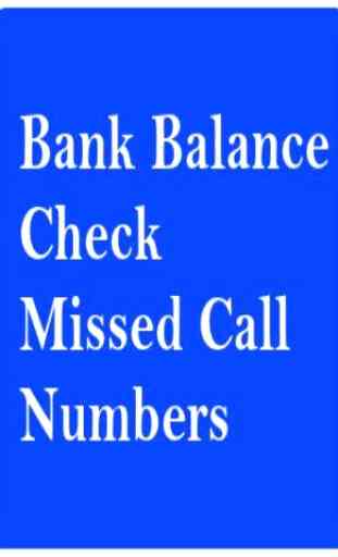 Bank Balance Enquiry Number 2