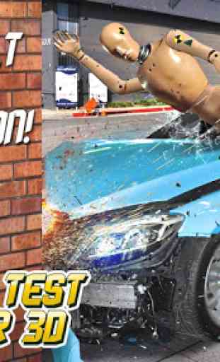 Car Crash Test Simulator 3D 3