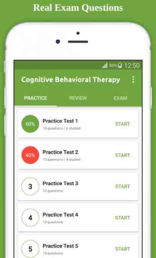 CBT Cognitive Behavioral Therapy Flashcard 2018 1