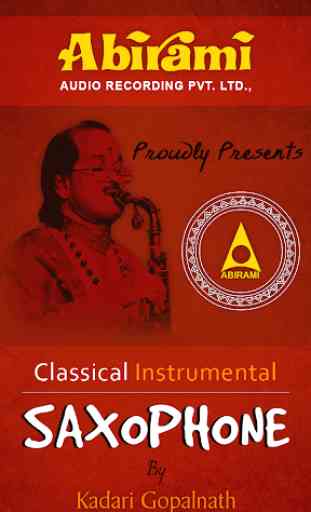 Classical Saxophone - Kadri Gopalnath 1