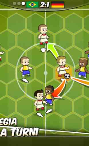 Football Clash - gioco calcio strategia turni ⚽️ 1