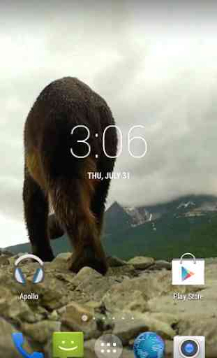 Grizzly HD. Live Wallpaper 3