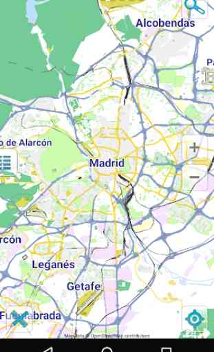 Map of Madrid offline 1