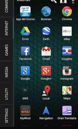 Metal Text Theme for Smart Launcher 2