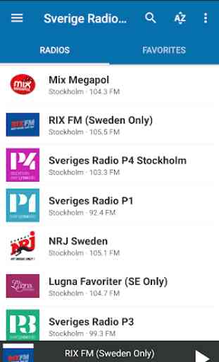 Sverige Radio FM 1