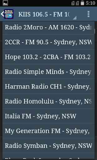 Sydney Australia FM Radio 4