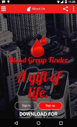 Blood Group Finder-A LifeLine 1