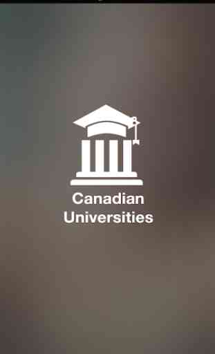 Canadian Universities 1