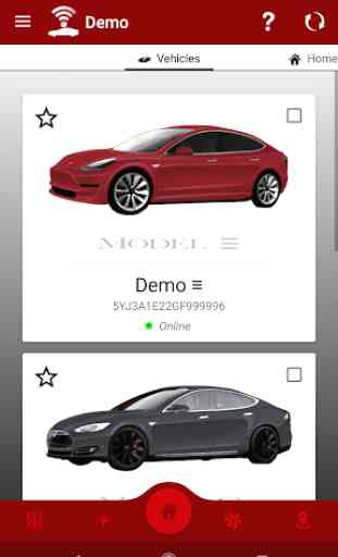 Dashboard for Tesla 2