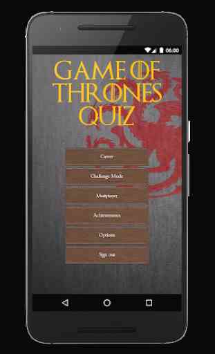 Fanquiz for Game of Thrones 3