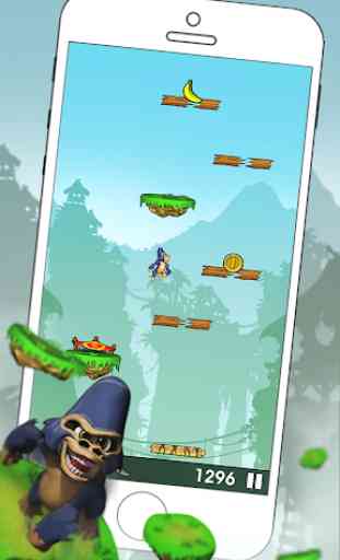 Gorilla Jump - Free Action Jump Game 1