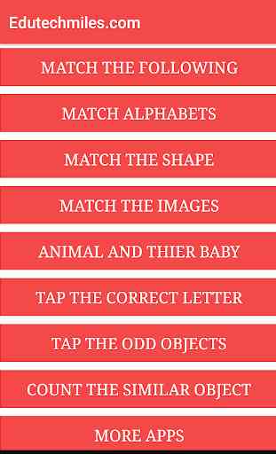 Matching Game:Object & Shapes 1