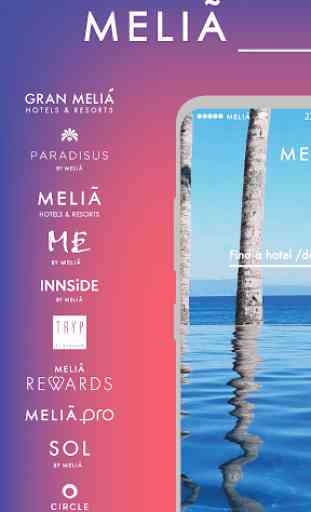 Meliá – Prenotazioni di hotel e non solo 1