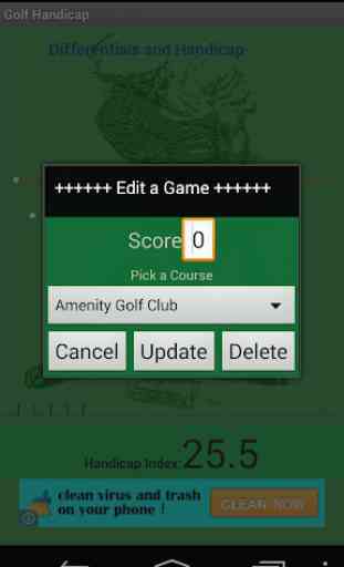 Golf Handicap Calculator 4