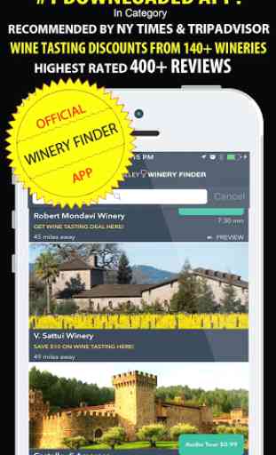 Napa Valley Winery Finder 2