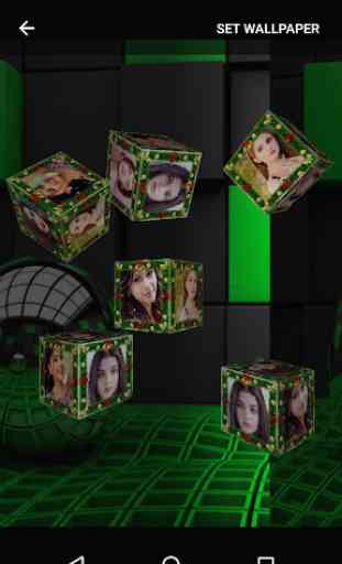 3D Photo Cube Frame Live Wallpaper 4