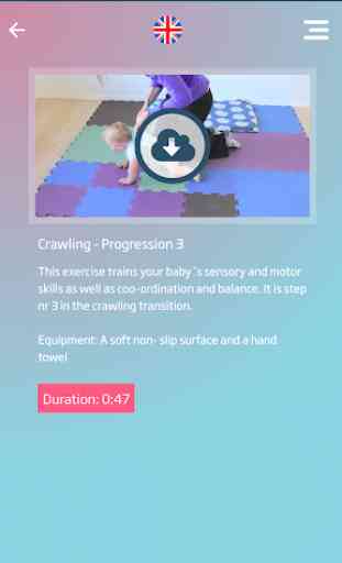 Baby Exercises & Activities - Baby Development App 3
