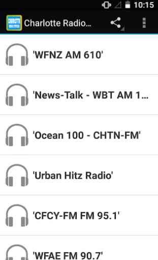 Charlotte Radio Stations 1