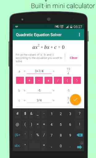 Quadratic Equation Solver with Steps and Graphs 4
