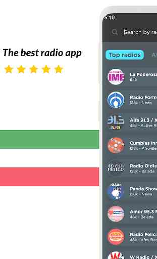 Radio Messico: Radio FM gratuita, Radio Internet 1