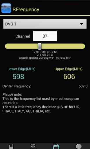 RFrequency - LTE and 5GNR EARFCN Calculator 4
