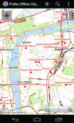 Mappa di Praga Offline 2